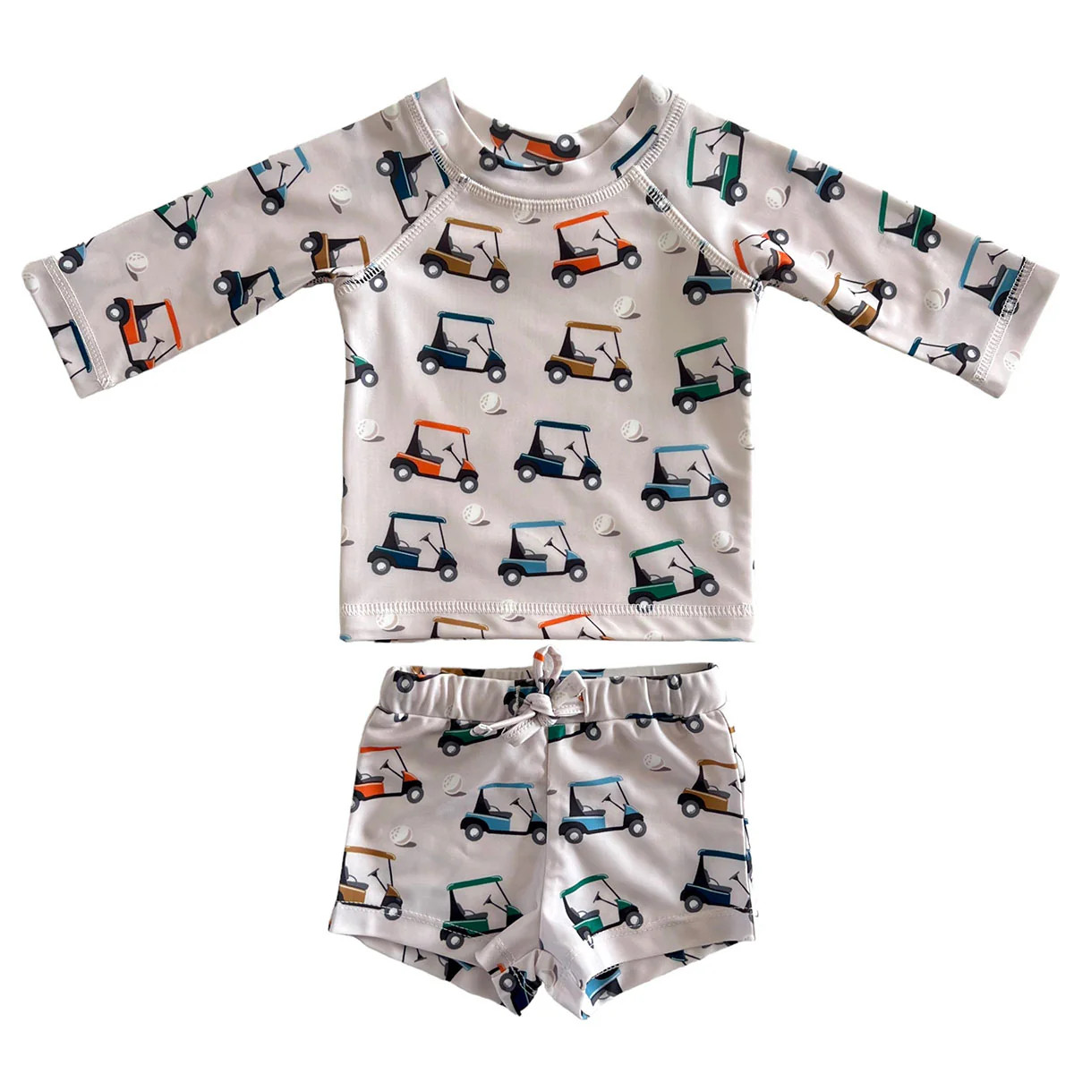 Golf Cart / Mar Rashguard Set / UPF 50+ | SpearmintLOVE