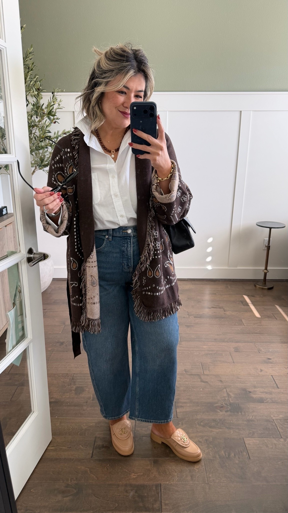 Went wine tasting today and loved how cozy this sweater wrap was! Jeans are currently on sale — and my favorite of the entire line. I’m wearing a M/L in the sweater and an XL petite in the jeans.

#LTKSaleAlert #LTKOver40 #LTKootd