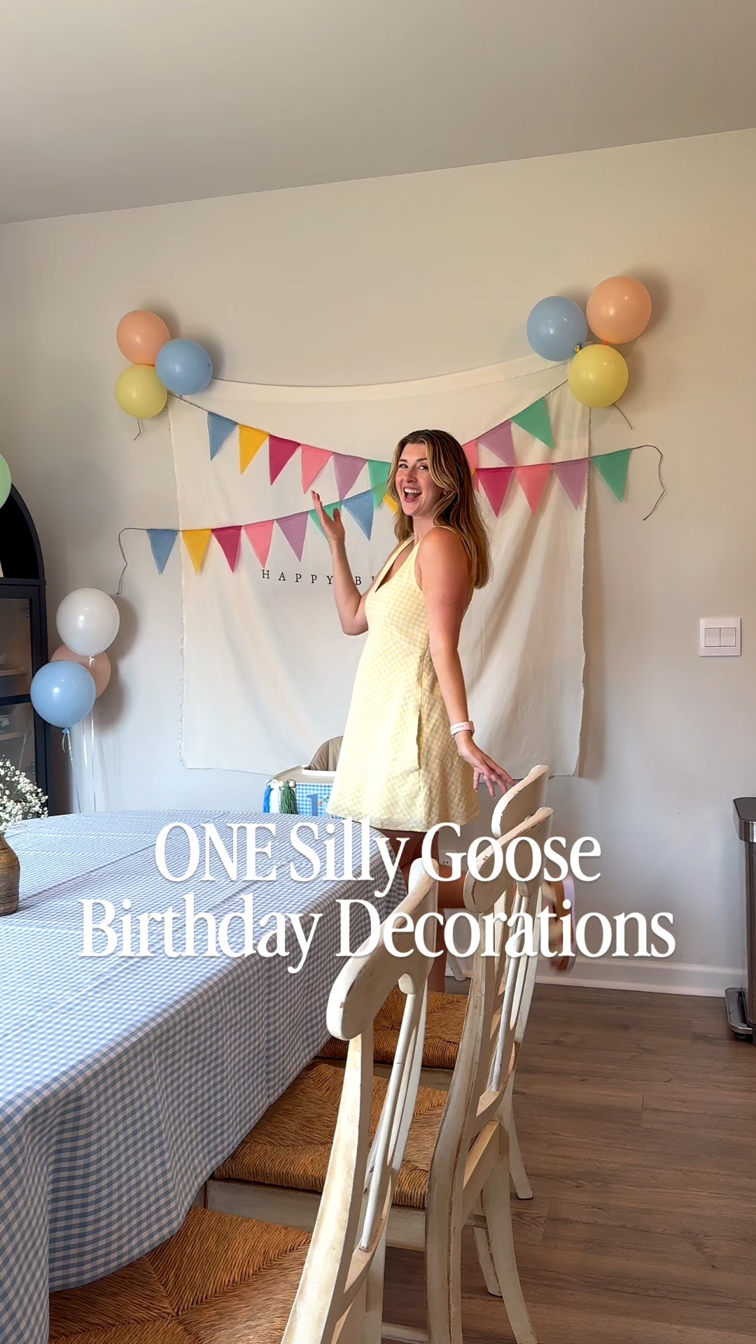One silly goose party decor 🎂 this is everything I used to decorate for my boy’s first birthday party. I loved the spring colors! 

#LTKBaby #LTKKids #LTKmomlife