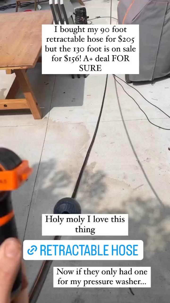 This retractable hose is the bomb. It’s makes watering and yard clean up so easy. #LTKYard
#LTKGarden

#LTKhome #LTKSeasonal #LTKFind