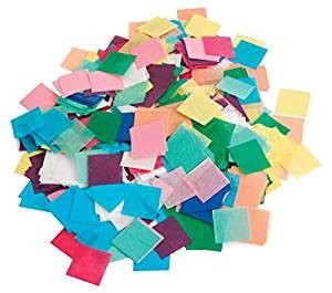 Hygloss Tissue Squares - 1 inch Squares - 2,500 Pieces - Pack of 1 - Assorted Colors | Amazon (US)