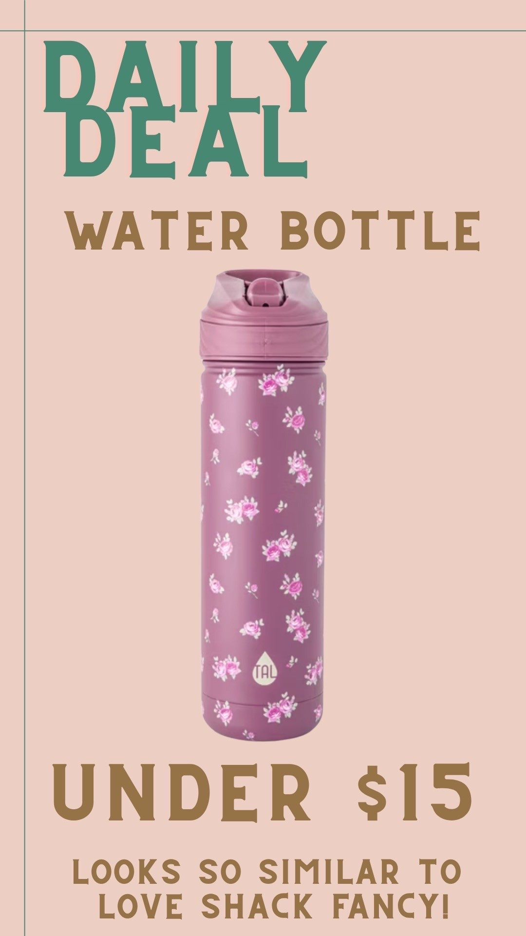 This water bottle is giving Love Shack Fancy vibes and it’s only $13!!! Perfect for back to school!

#LTKmomlife #LTKSaleAlert #LTKKids