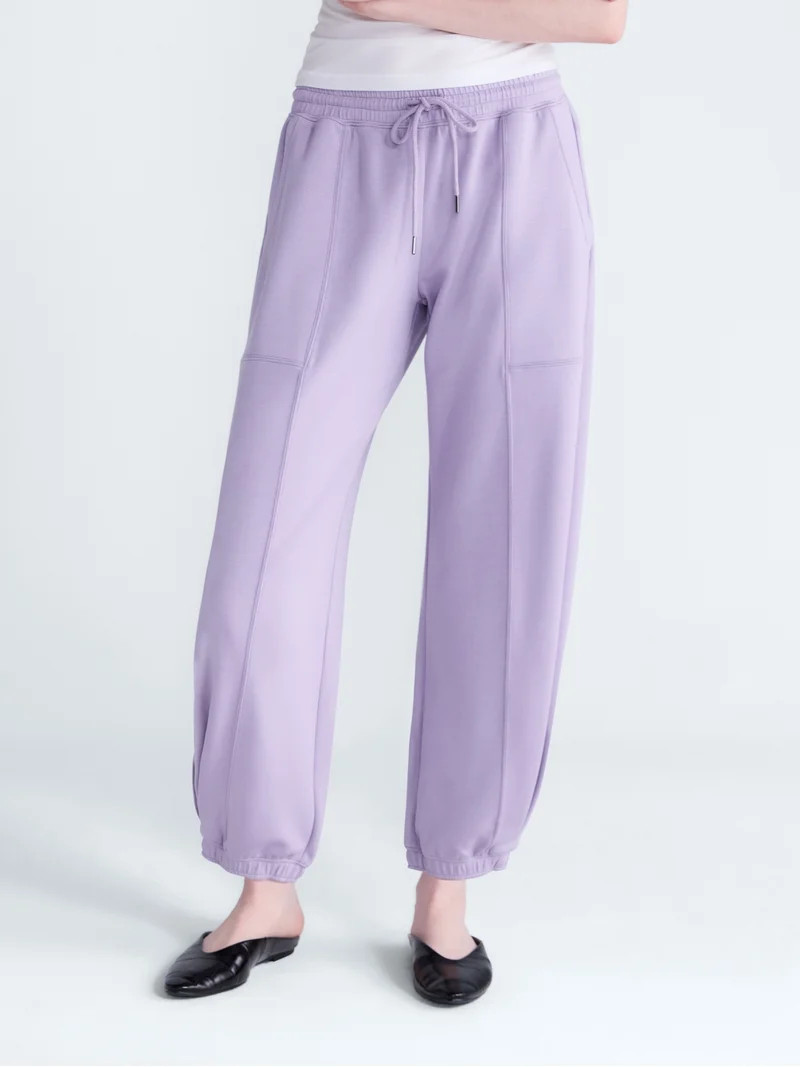 Scoop Women's and Plus Scubaknit Barrel Pants, Regular, Short Lengths, Sizes SX-4X | Walmart (US)