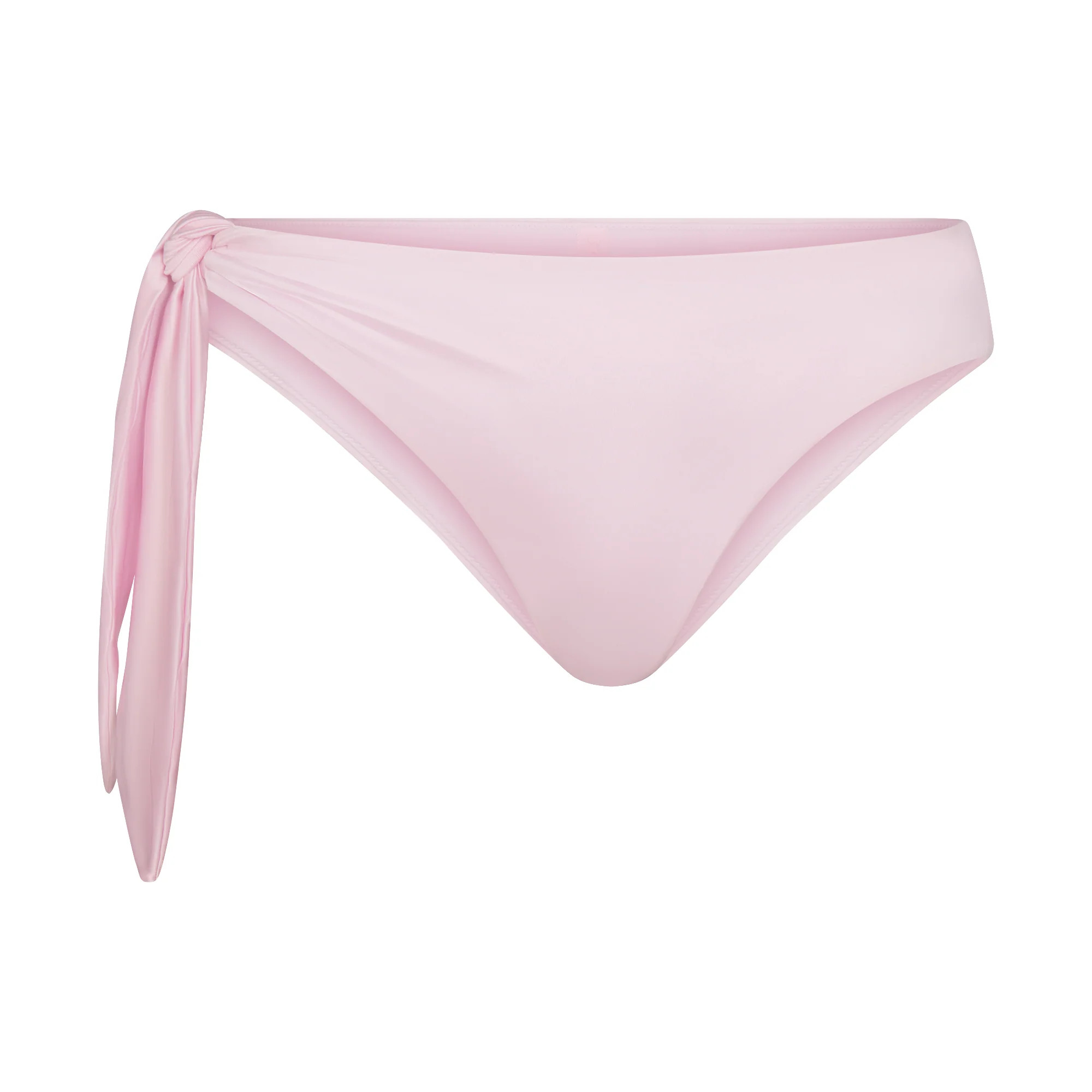SATIN SWIM TIE SIDE BIKINI BOTTOM | CHERRY BLOSSOM | SKIMS | SKIMS (US)