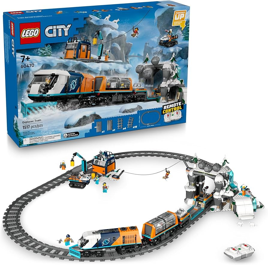 LEGO City Explorers' Arctic Polar Express Train Set - Building & Learning Toys for Kids - Remote ... | Amazon (US)