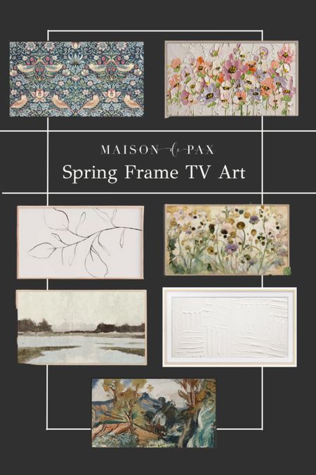 A Frame TV requires beautiful art work and these finds will sure to make your Frame TV pop! Spring, Etsy, 

#LTKhome #LTKSeasonal