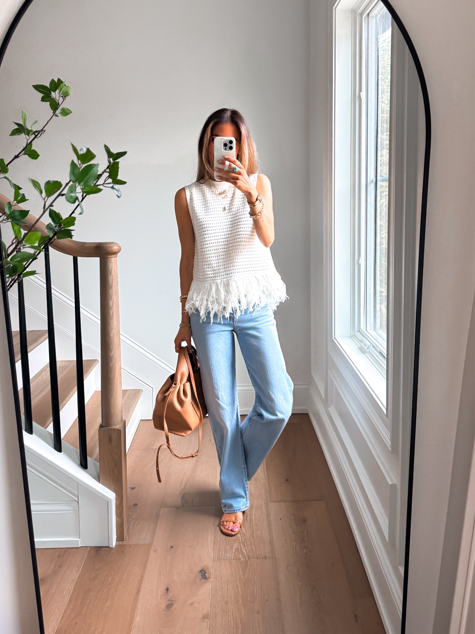 Wearing a small top and 25 in Levi’s jeans 

Spring arrivals | Amazon spring outfits | vacation outfit | Easter outfit | Mother’s Day outfit | church outfit | spring outfit women 