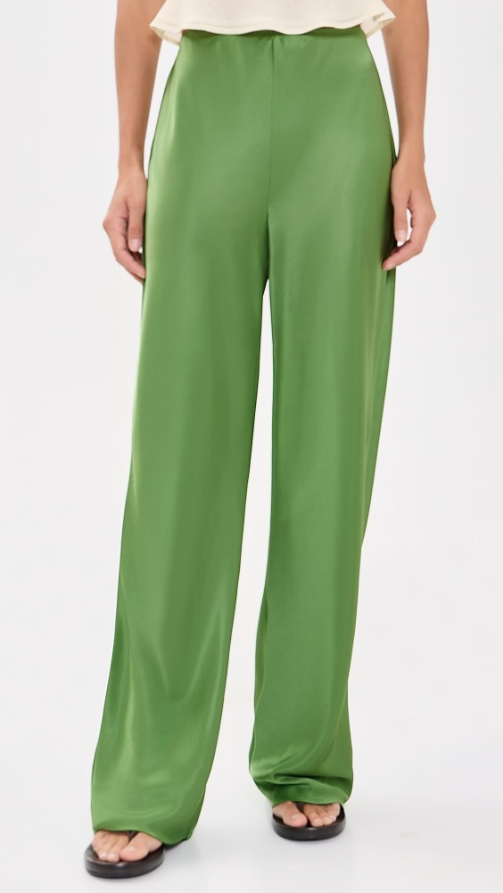 Reformation Gale Satin Bias Pants | Shopbop | Shopbop