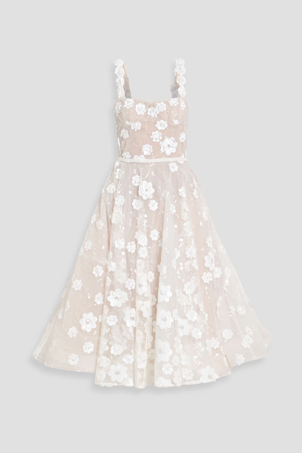 Mademoiselle embellished tulle midi dress | The Outnet (US and CA)