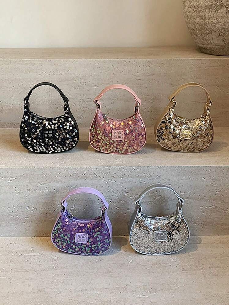 Fashionable Sparkling Mini Handbag, Cute Crossbody Bag, Adorable Mini Shoulder Bag, Essential Holiday Gift | SHEIN