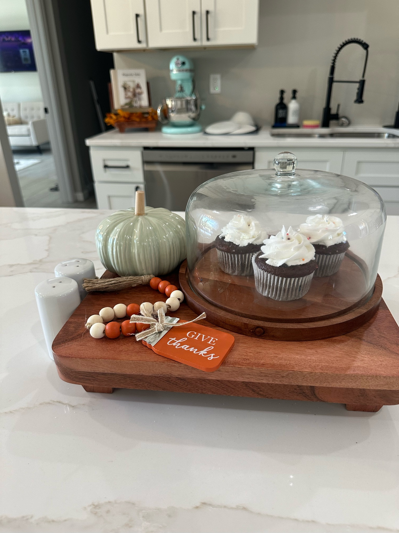 Fall decor for kitchen counter #fall #falldecor #kitchendecor 

#LTKSeasonal