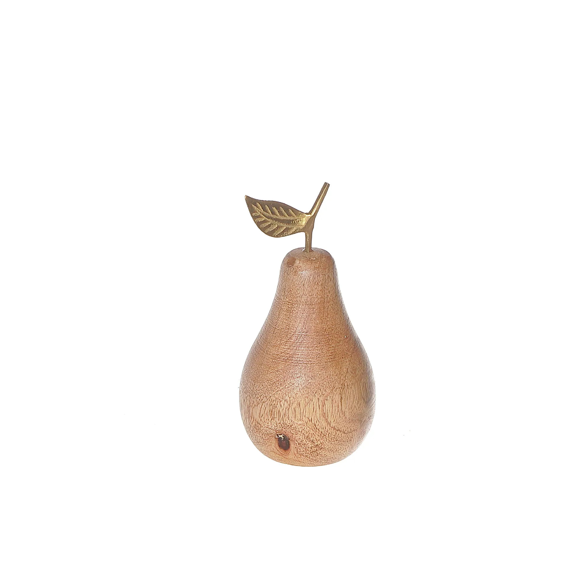 Mango Wood Decorative Pear | Bed Bath & Beyond