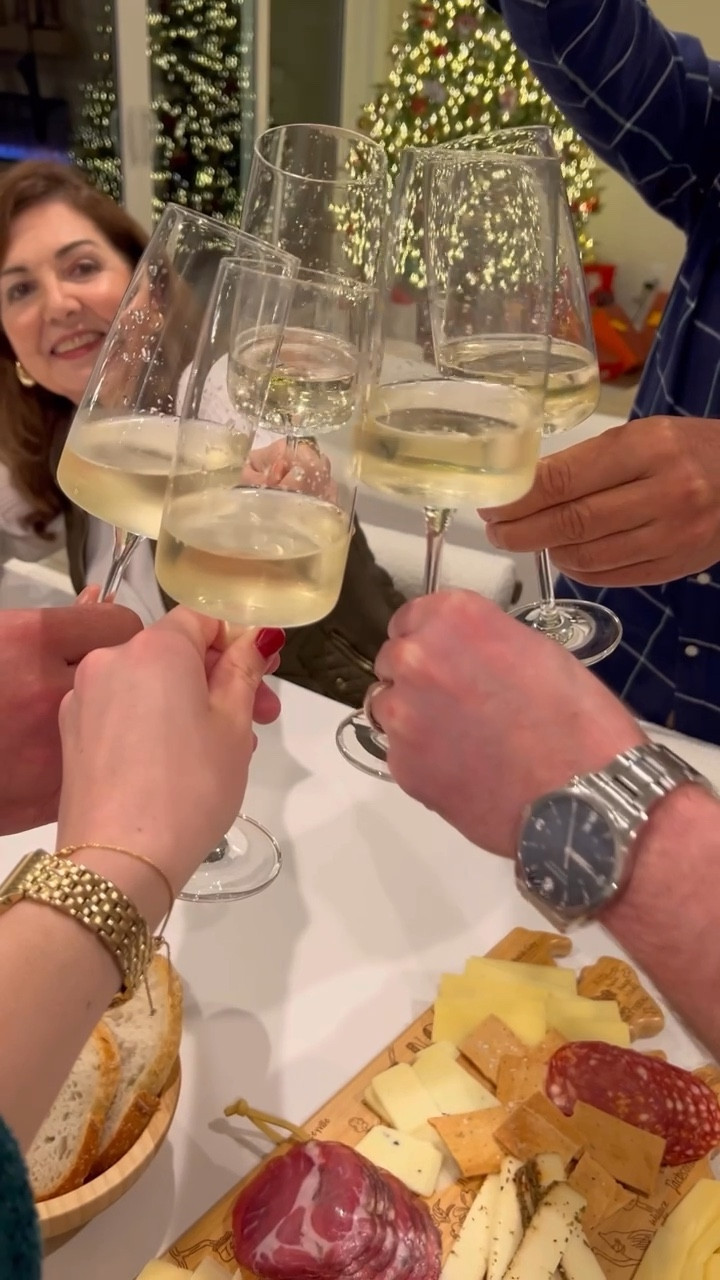 Vlogmas Day 9; Christmas Eve vlog, champagne glasses, Christmas table decor 

#LTKWatchNow #LTKHoliday #LTKSeasonal