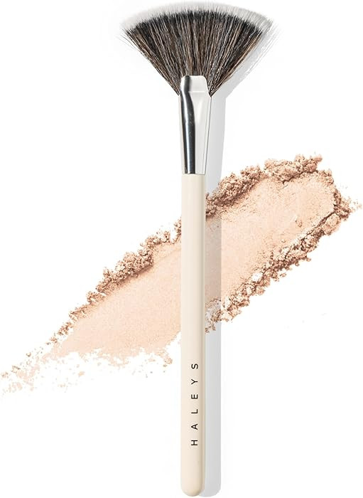 HALEYS Beauty Fan Makeup Brush for Applying, Blending and Diffusing Powder Foundation, Bronzer, B... | Amazon (US)
