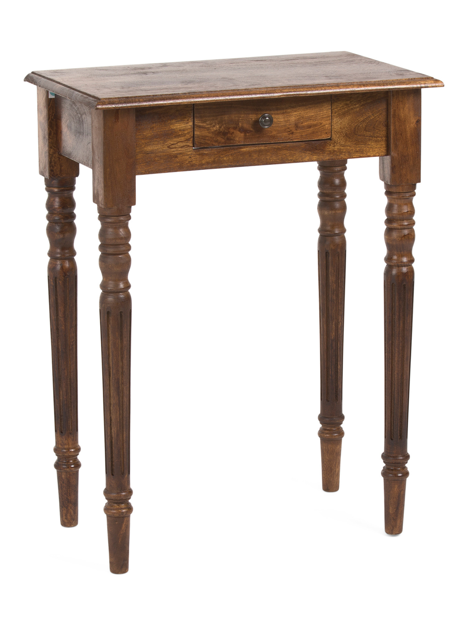 24x31x14 Solid Wood Turned Leg Writing Desk | TJ Maxx