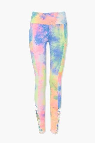 Tie-Dye Caged Leggings | Forever 21 (US)