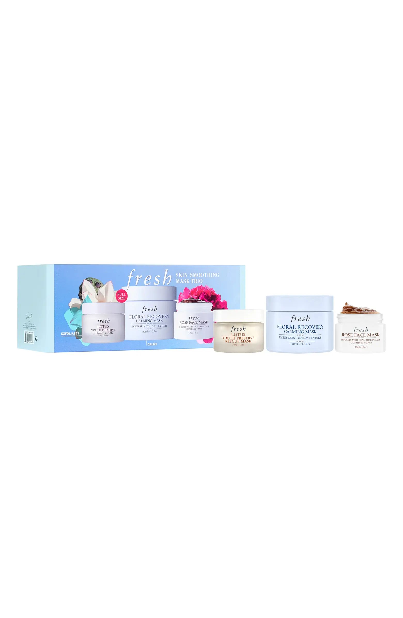 Fresh® Skin-Smoothing Mask Trio $124 Value | Nordstrom | Nordstrom