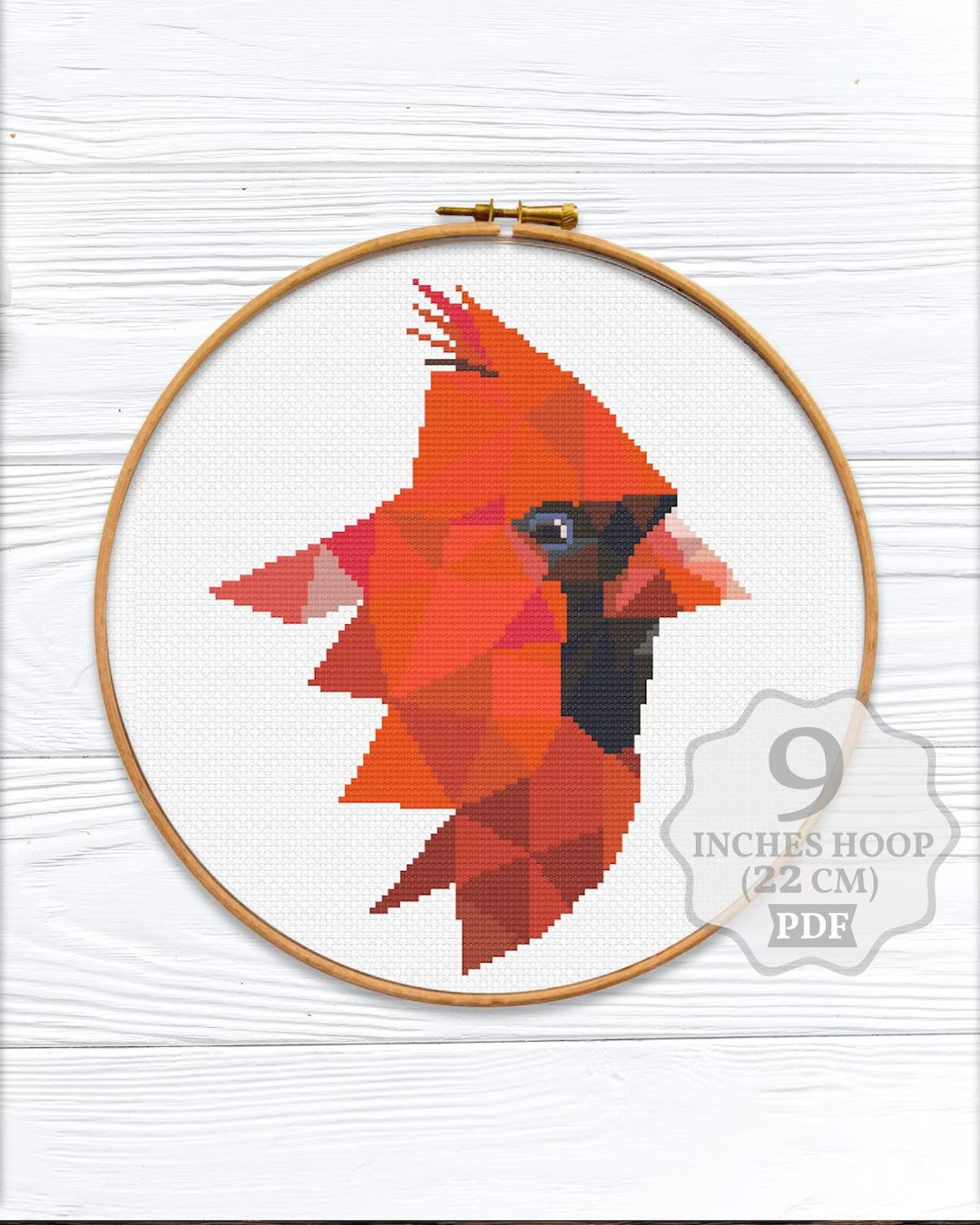 Christmas Bird Cross Stitch Pattern PDF Winter Holidays - Etsy | Etsy (US)