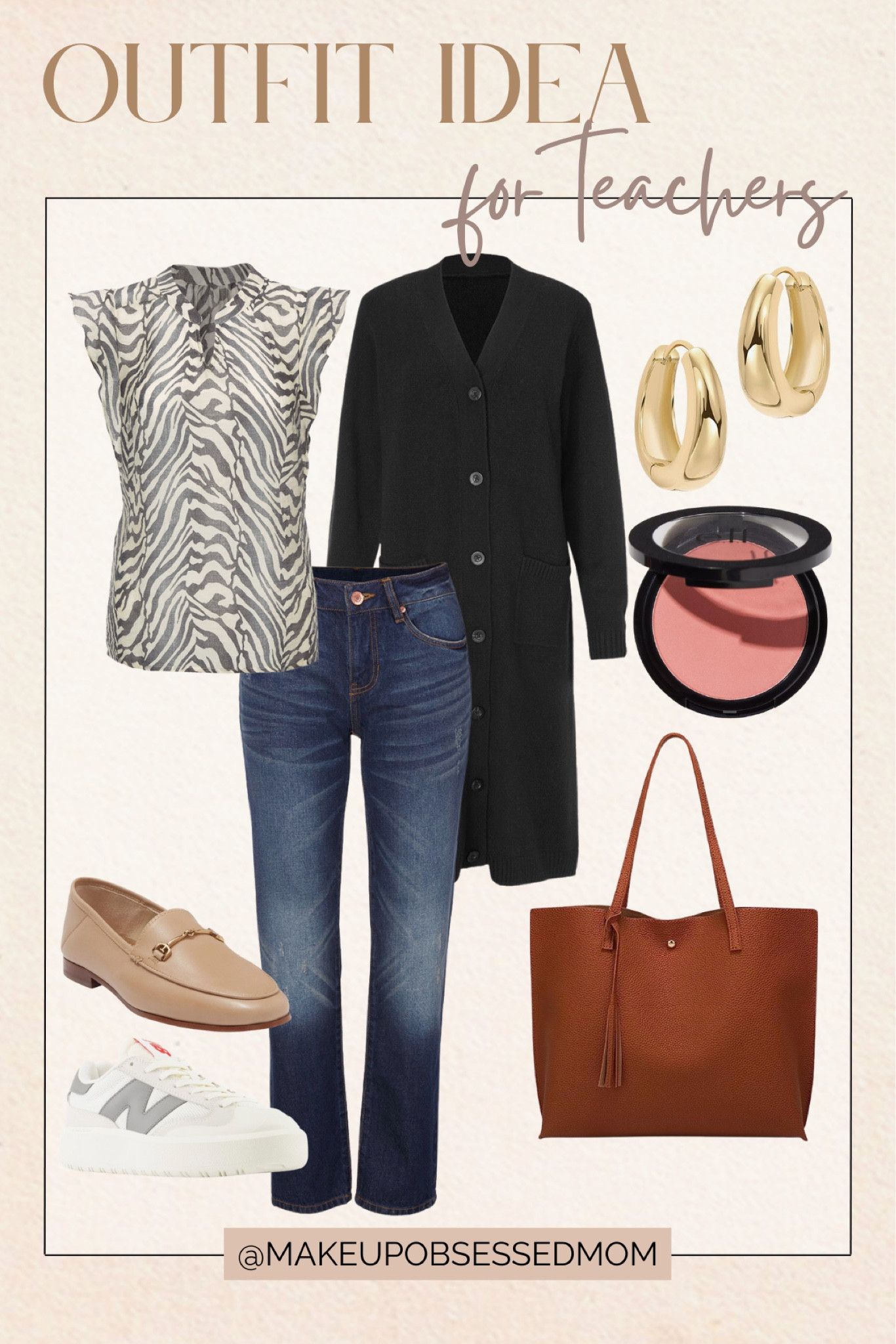 Here's a teacher outfit idea to copy: long black cardigan, ruffle sleeveless top, denim jeans and more!
#teacherstyle #outfitinspo #petitefashion #teacherootd

#LTKstyletip #LTKFind