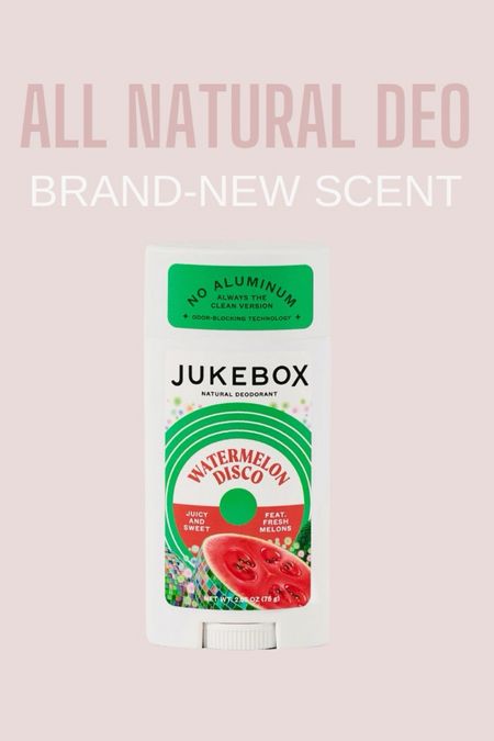 My fave company soap Jukebox just dropped their amazing watermelon scent in their natural deodorant! Linked here, and use Danielle10 to save on your order 🩷 

#LTKBeauty #LTKFindsUnder50 #LTKFamily