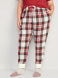 Printed Flannel Jogger Pajama Pants for Women | Old Navy (US)