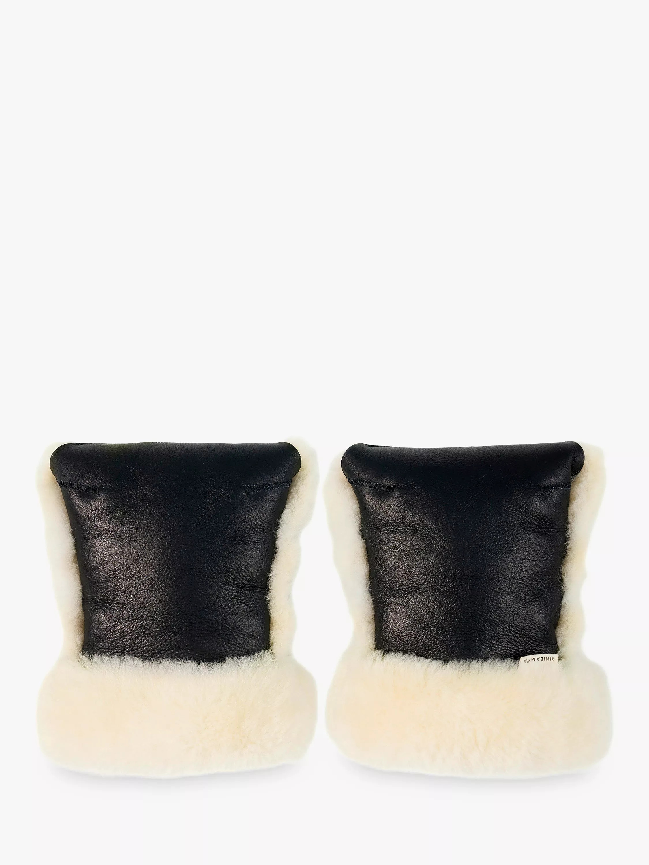 BINIBAMBA Coated Sheepskin Buggy Mittens | John Lewis (UK)