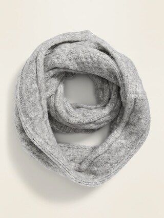 Soft-Brushed Cable-Knit Infinity Scarf for Women | Old Navy (US)