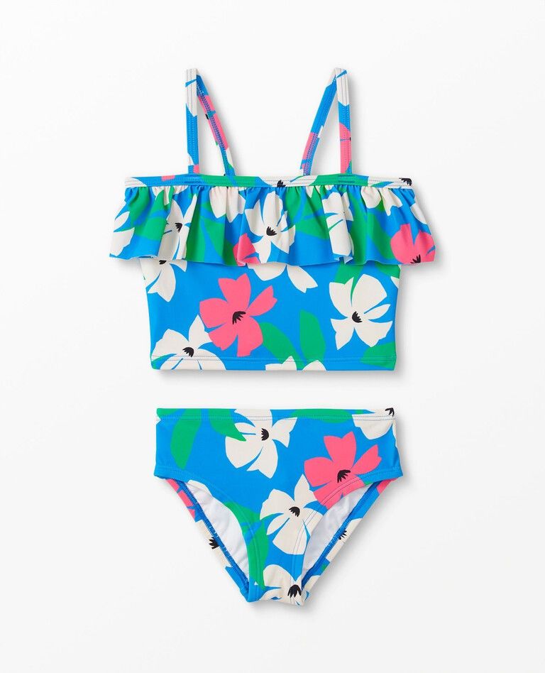 Print Ruffle Two Piece Swimsuit | Hanna Andersson