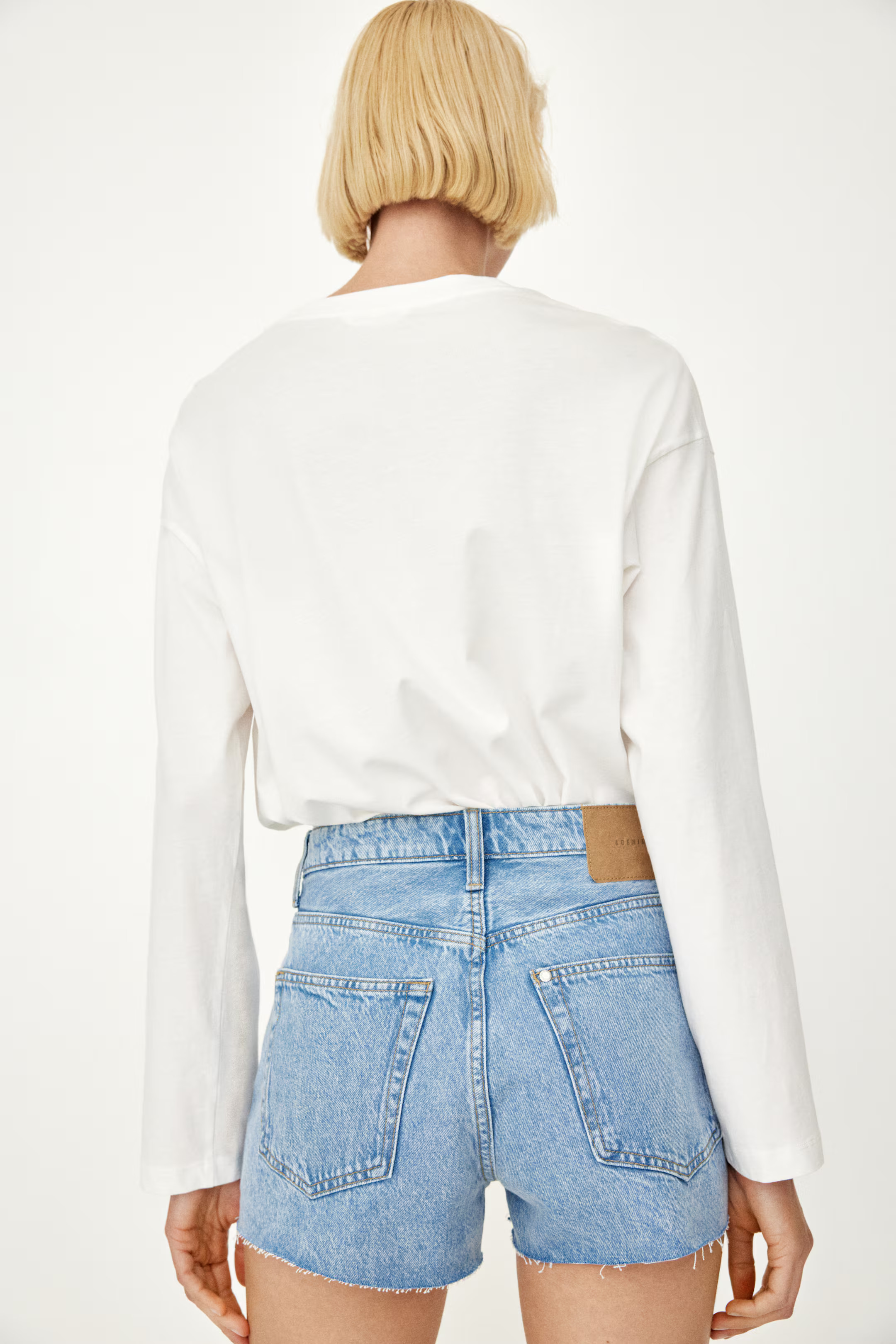 High-Waist Denim Shorts | H&M (US + CA)