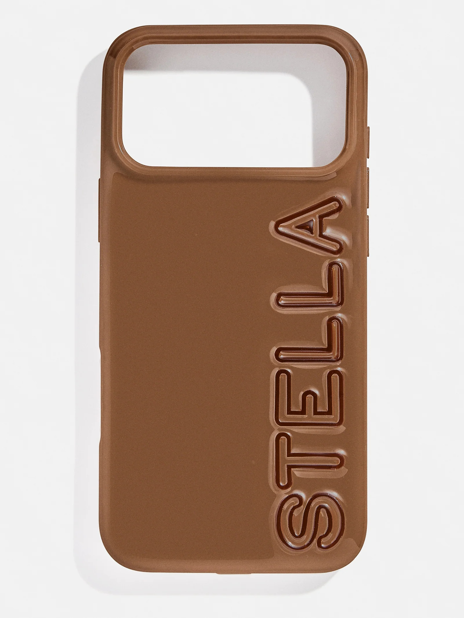 Fine Line Custom iPhone Case - Brown | BaubleBar