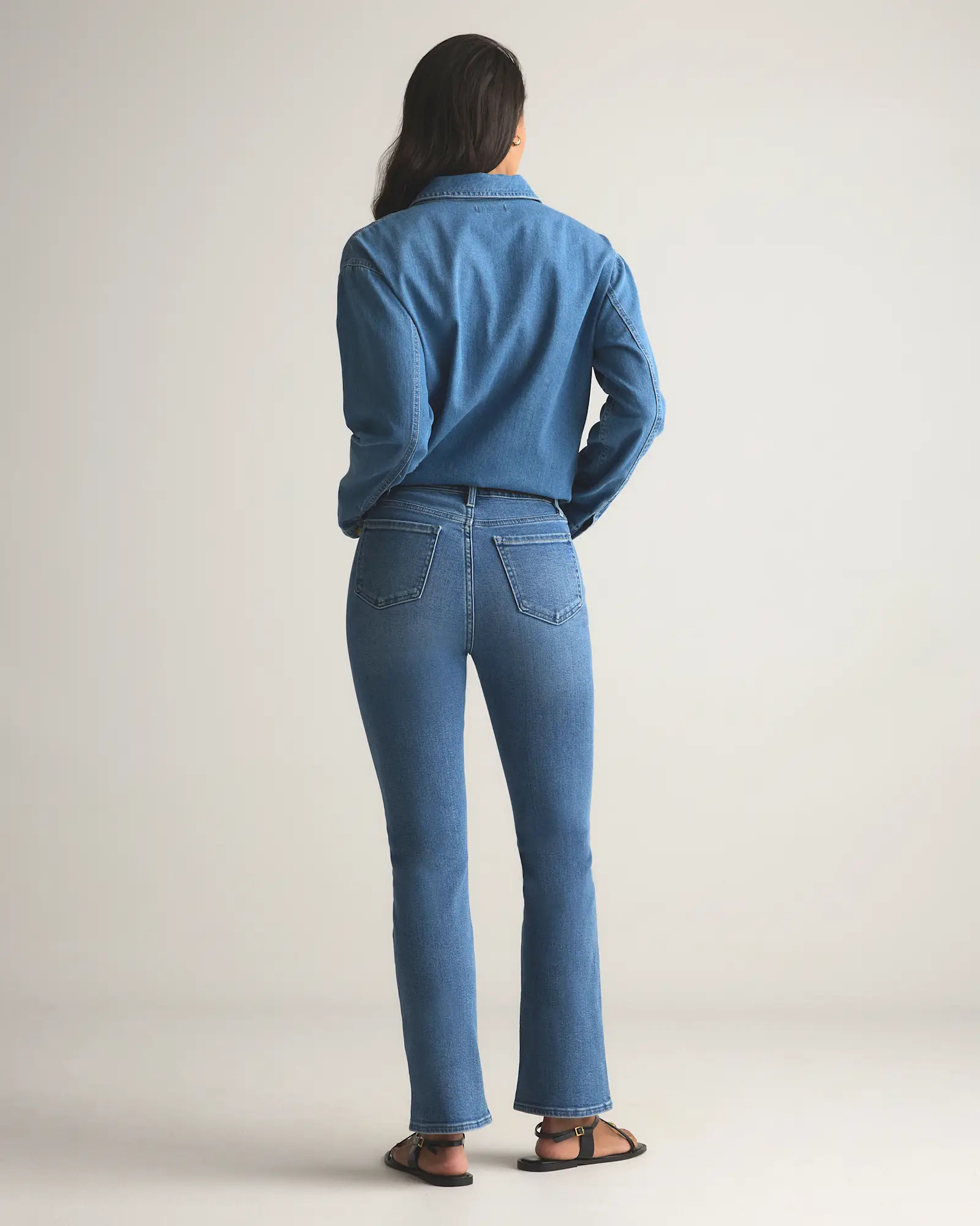 Bella Stretch Kick Flare Jeans | Quince