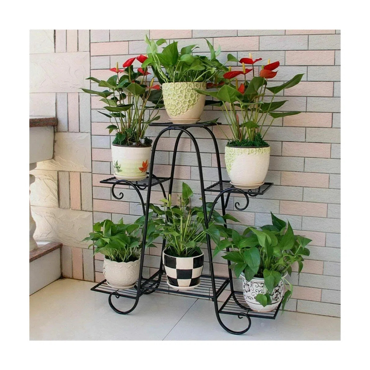 Metal Weather Resistant Plant Stand | Wayfair North America