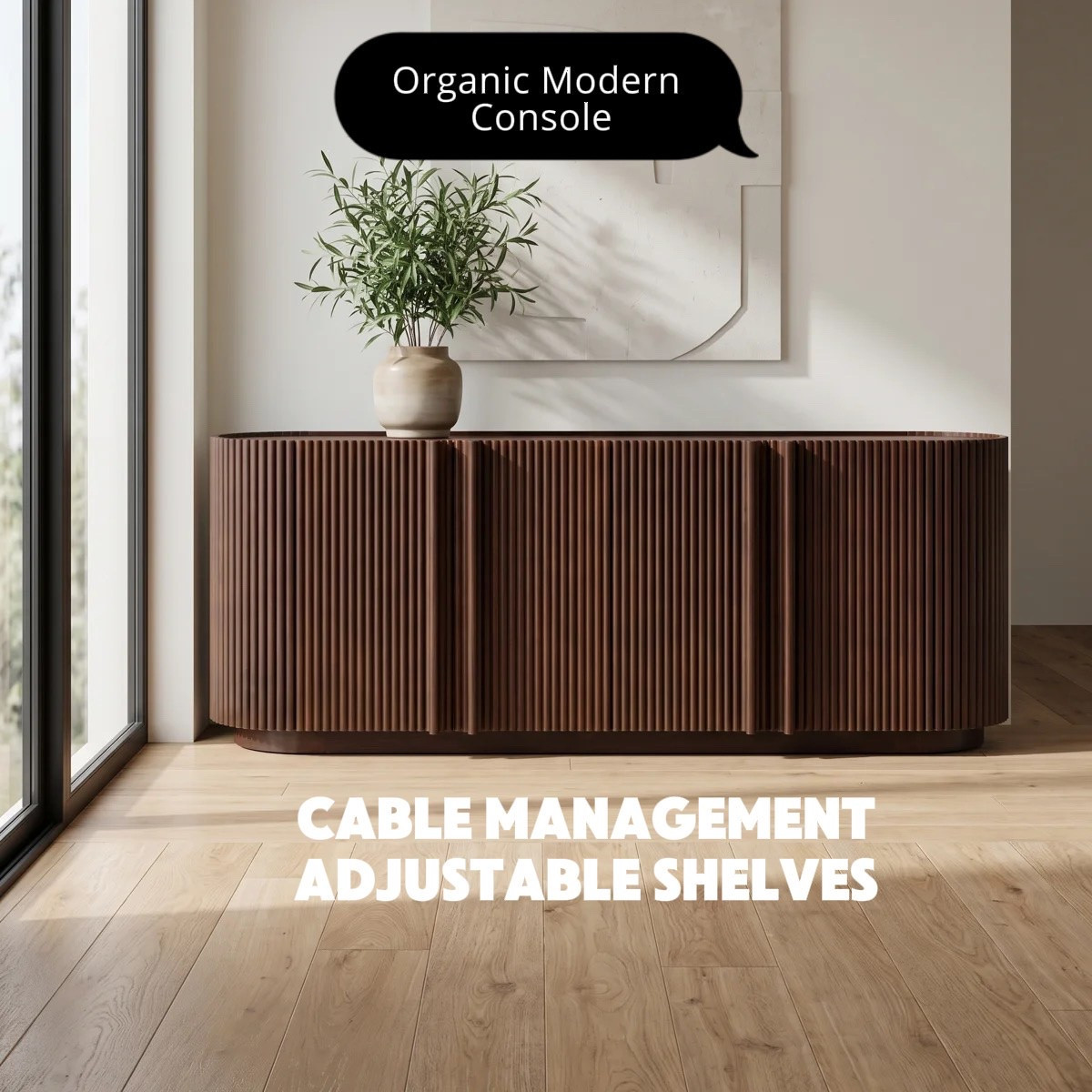 Organic modern furniture is one of my favorite ways to make a space feel elevated without sacrificing function. This beautiful fluted media console features adjustable shelves and built-in cable management, and I’m also linking more of my favorite Wayfair media consoles that give a designer look for less. If you’ve been waiting for the Black Friday in July sale, today is the last day to save!

#LTKHome #LTKSaleAlert