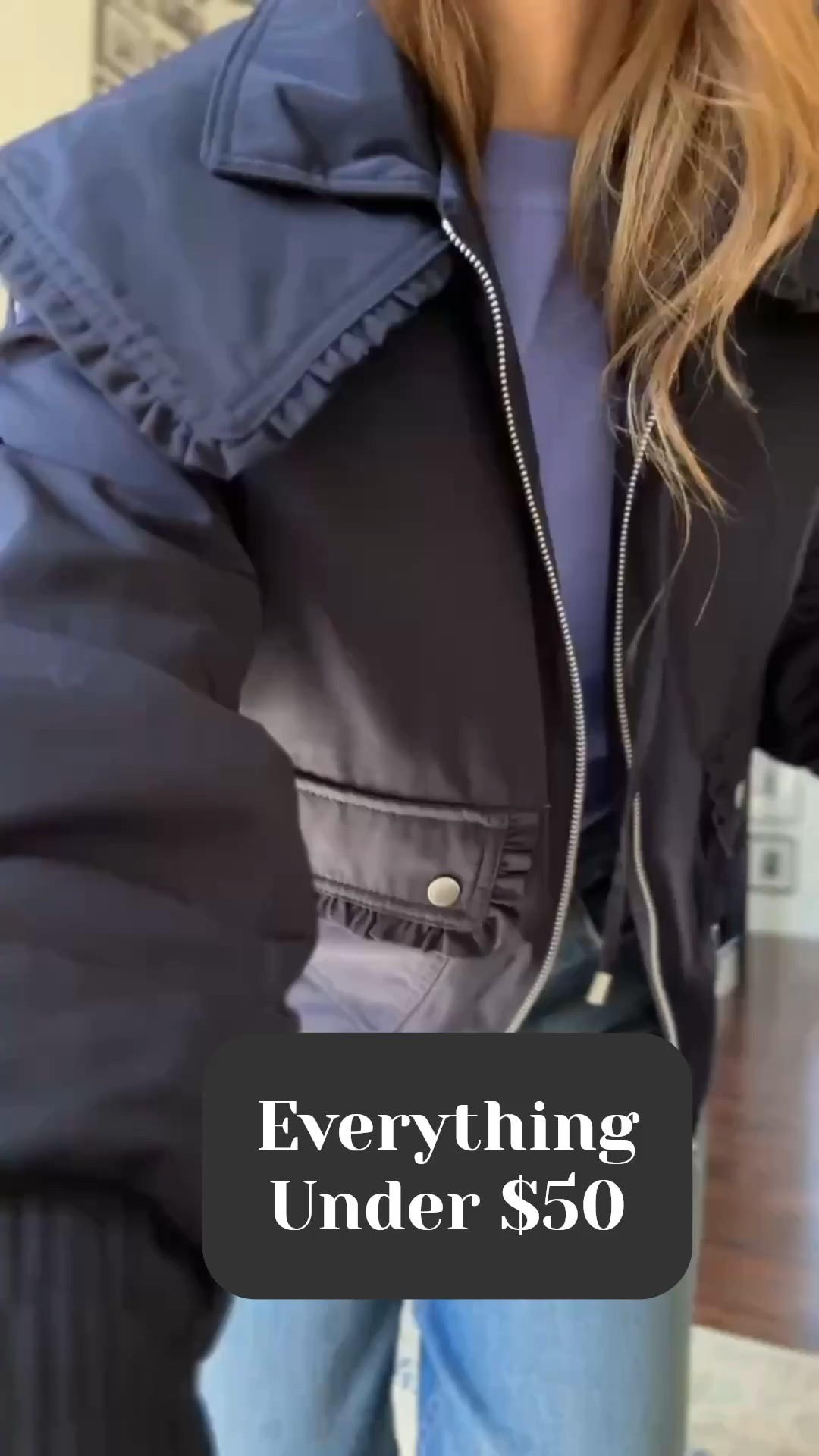 @Walmart jacket (xs) 
@walmart sweater (s) 
@Target jeans (4) 
@Walmart shoes

#LTKootd