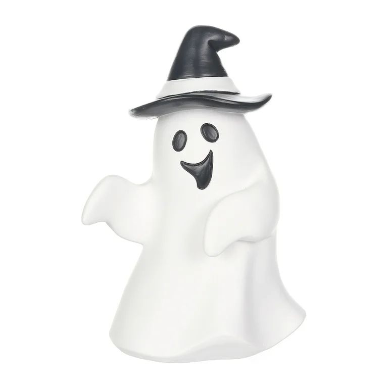 Halloween White Resin Ghost Tabletop Decoration,by Way to celebrate | Walmart (US)