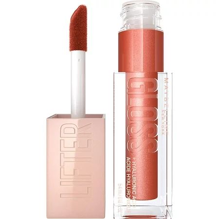 Maybelline Lifter Gloss Hydrating Lip Gloss with Hyaluronic Acid Moon 0.18 Ounce | Walmart (US)