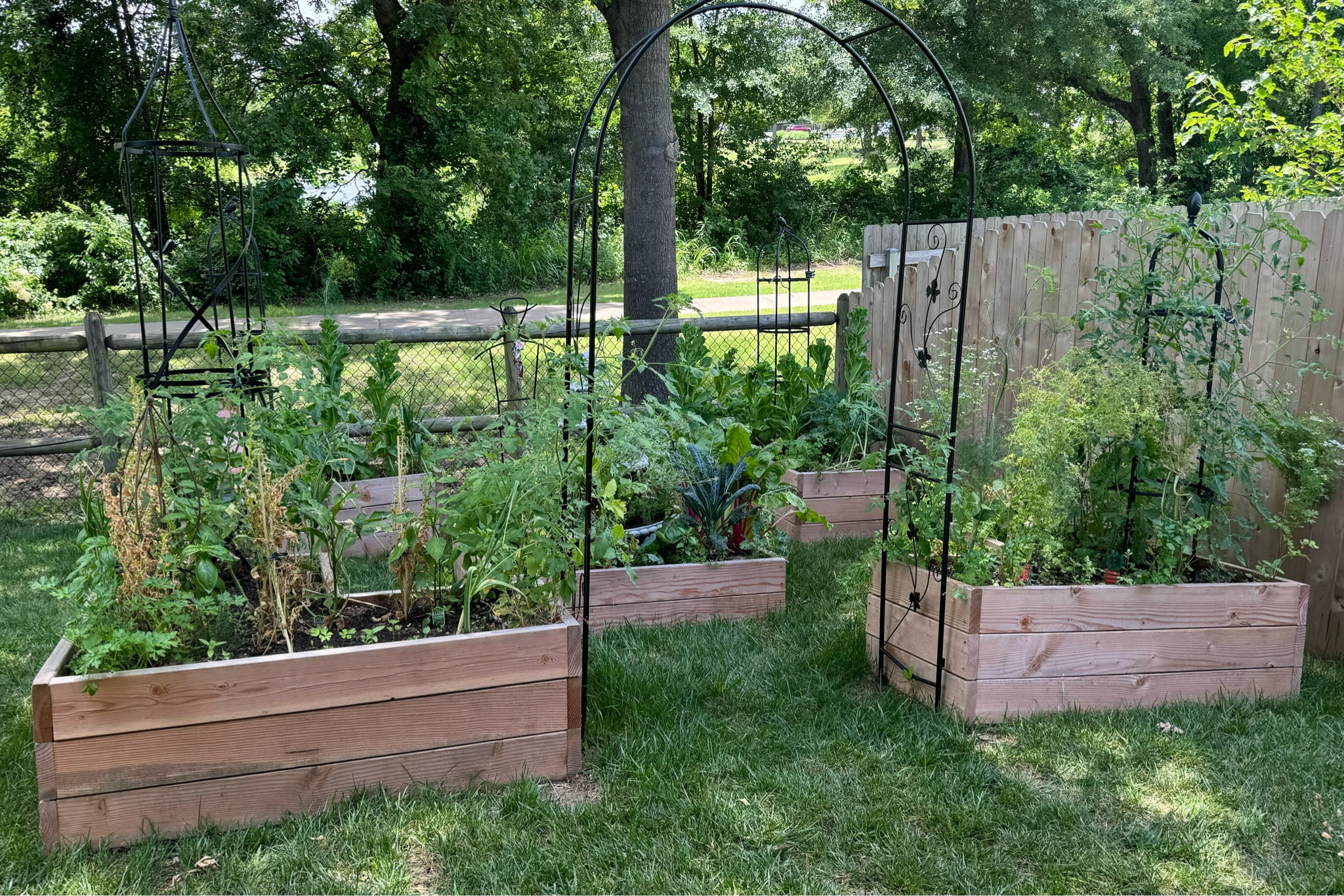 Outdoor garden
Garden arch
Vegetable herb kitchen garden
Raised bed

#LTKhome