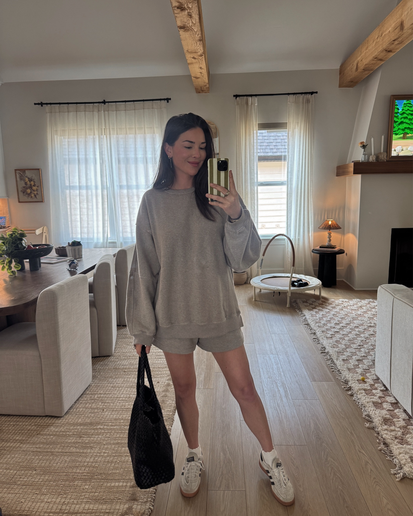 Back from the beach and it’s a little chilly this morning in Franklin! Wearing my new favorite aerie set + Amazon tote  🤩 cozy casual, my uniform. 

#LTKSaleAlert #LTKFindsUnder50 #LTKItBag