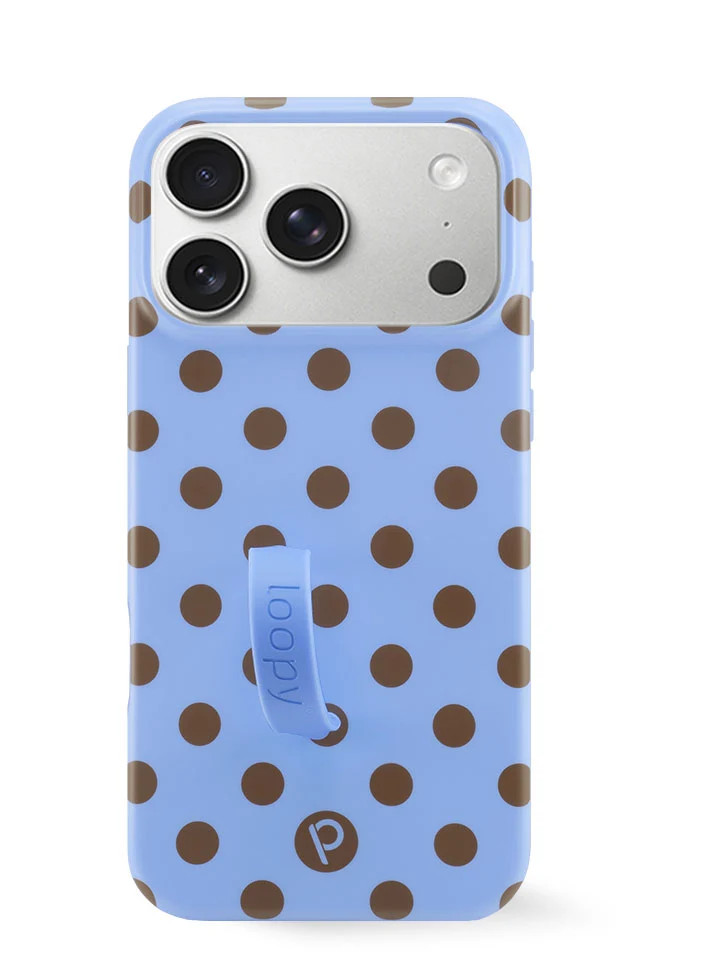 Loopy Cases - Blue Polka Dot | Loopy Cases