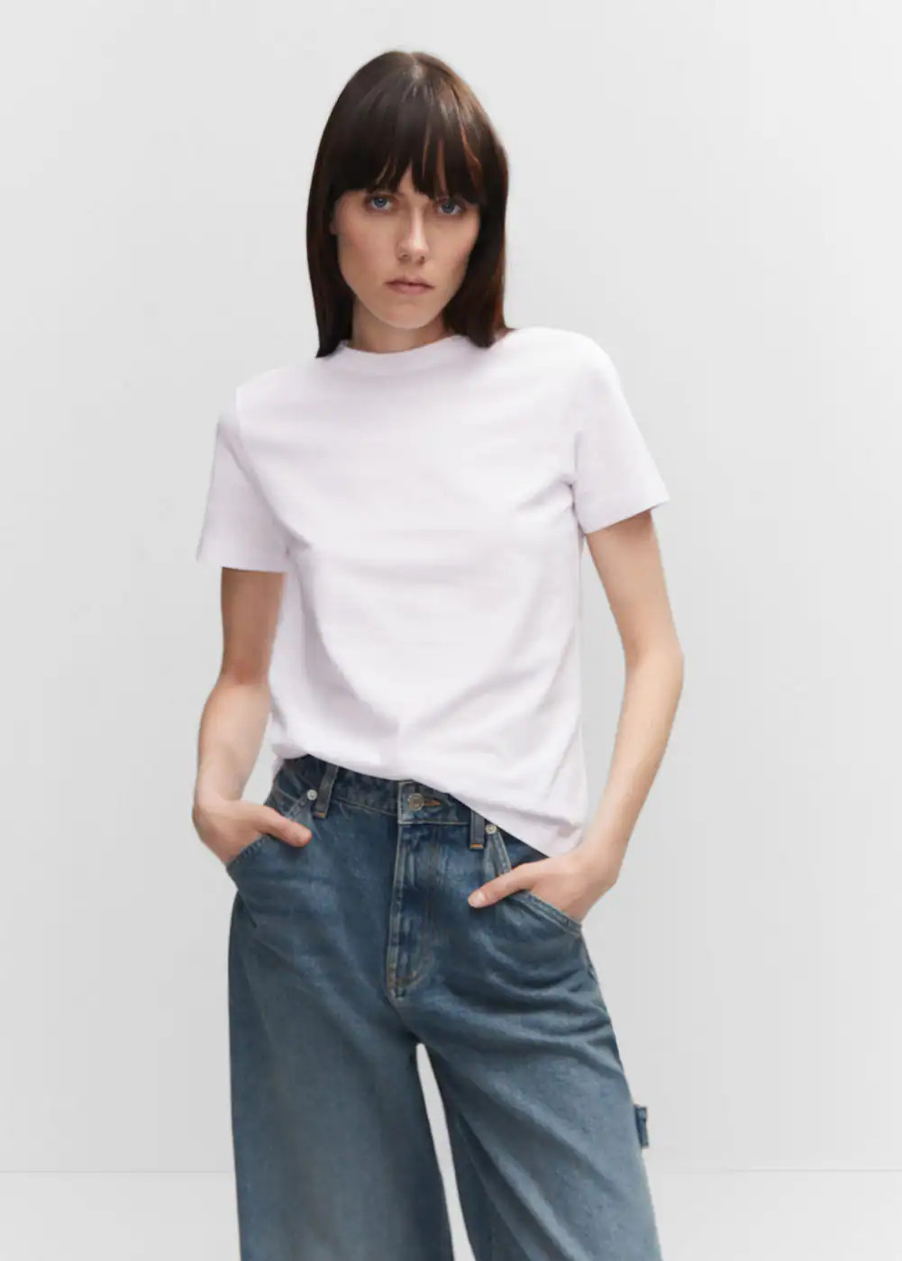 T-Shirt aus 100 % Baumwolle | MANGO (DE)