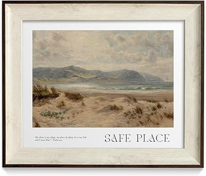 razliubit Landscape Framed Wall Art Prints, Replaceable Retro Wall Decors for Room Aesthtic, Smal... | Amazon (US)