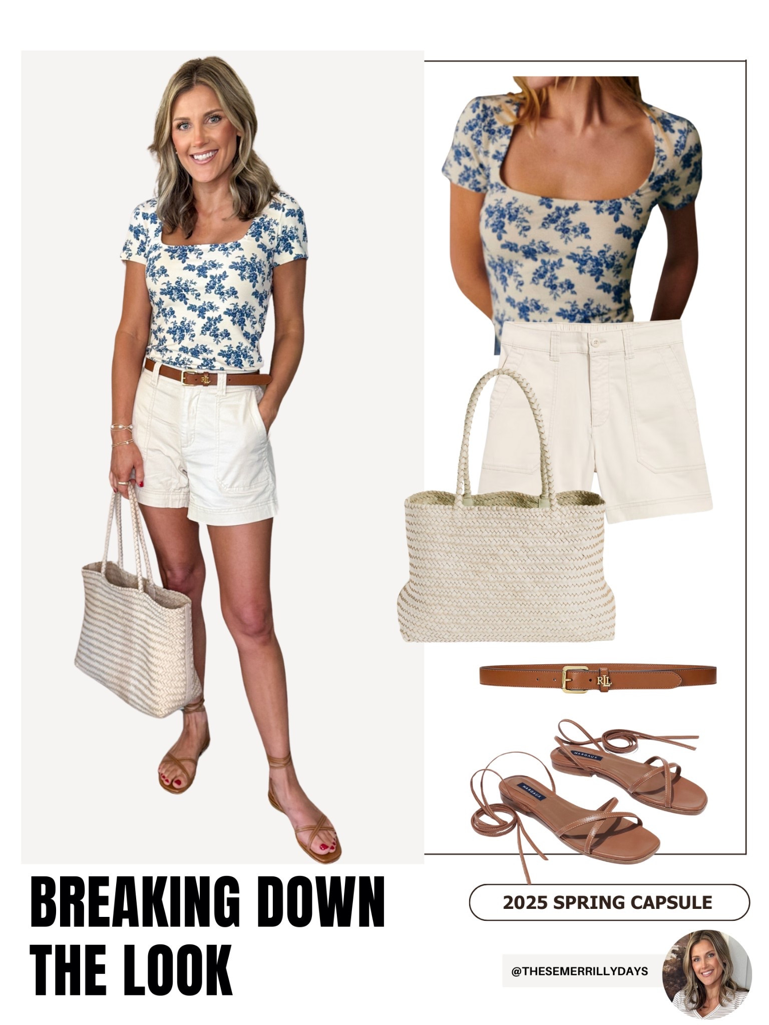 Spring capsule - 
Size up one in the top / size down one in the bottoms 

#LTKFindsUnder100 #LTKStyleTip #LTKItBag