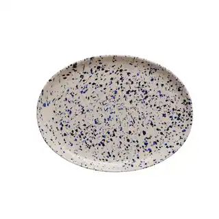 12" Blue & White Splattered Platter by Ashland® | Michaels Stores