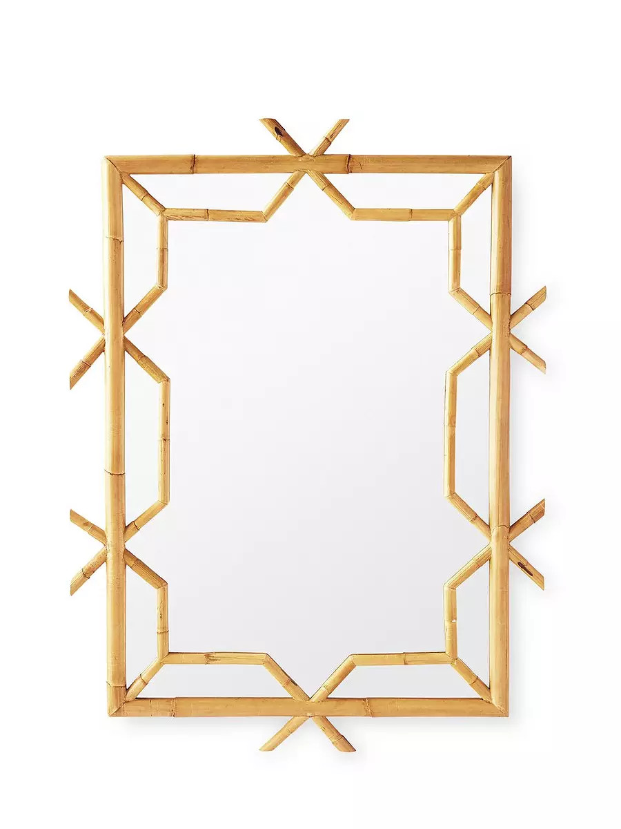 Lanai Rattan Mirror | Serena and Lily