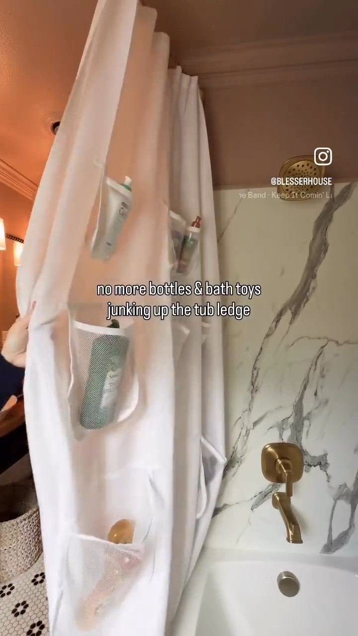 Genius hack to hide the clutter! 

Bathroom,decor, shower, kids, bathroom, powder, room, bathroom remodel

#LTKHome