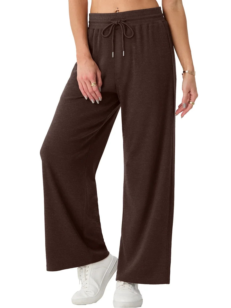 Cueply Wide Leg Sweatpants Women Casual Baggy Heavyweight Lounge Sweat Pants Winter Joggers with ... | Walmart (US)