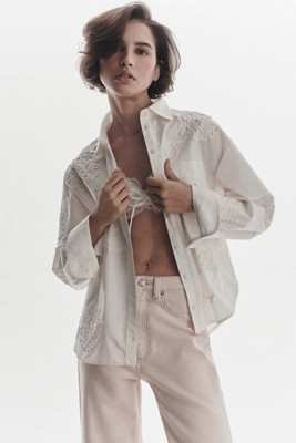 The Shrunken Bennet Buttondown Shirt by Maeve | Anthropologie (US)