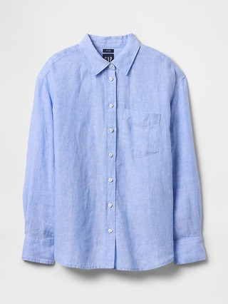 100% Linen Oversized Shirt | Gap (US)