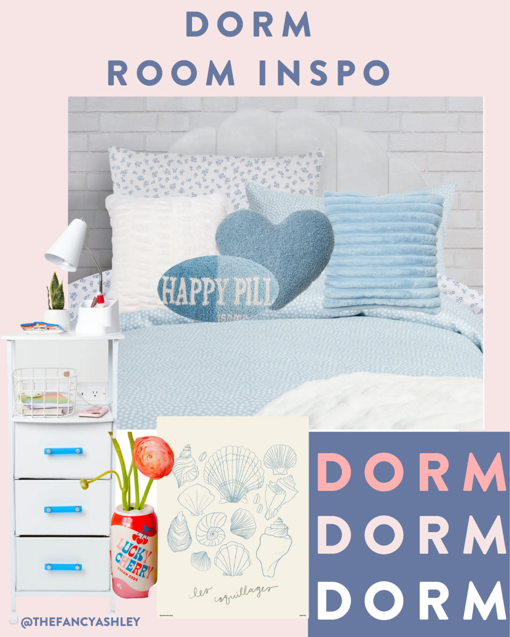 Girls dorm room decor inspiration 

#LTKSeasonal #LTKHome #LTKSaleAlert