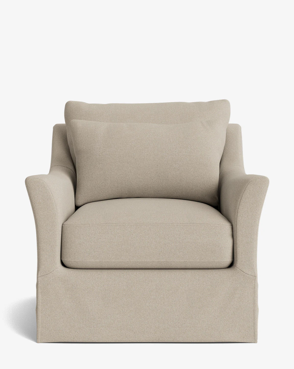 Wilhelmina Slipcover Swivel Lounge Chair | McGee & Co. (US)